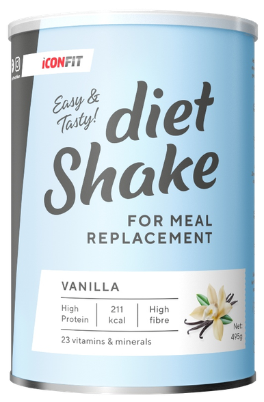 ICONFIT Diet Shake - Vanilla kokteilis, 495 g