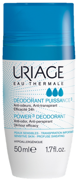 URIAGE Power 3 antiperspirantas, 50 ml