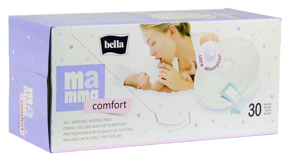 BELLA Mamma Comfort liemenėlės įdėklai maitinančioms, 30 vnt.