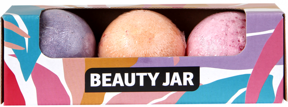 BEAUTY JAR bath bomb 3x115 g rinkinys, 1 vnt.