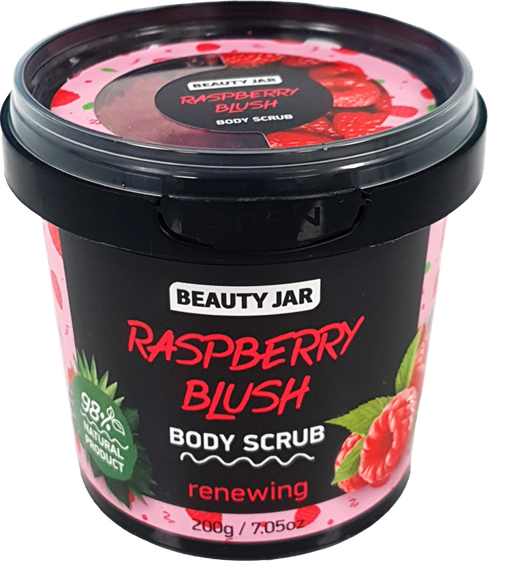 BEAUTY JAR Raspberry Blush šveitimas, 200 g