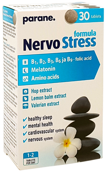 PARANE. Nervo Stress tabletės, 30 vnt.