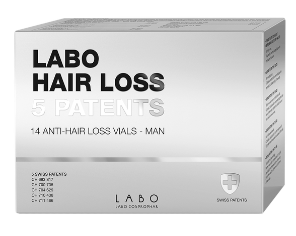 LABO Man Hair Loss 5 Patents ampulės, 14 vnt.