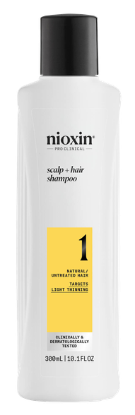 NIOXIN System 1 Light Thinning šampūnas, 300 ml