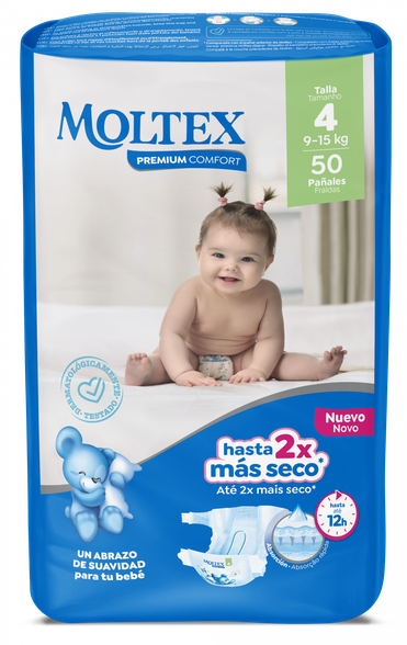 MOLTEX Premium Comfort 4 Maxi sauskelnės, 50 vnt.