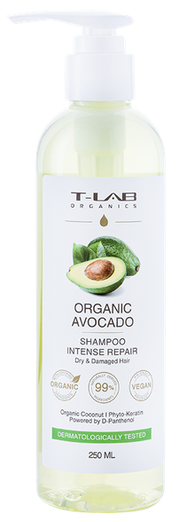 T-LAB Avocado Intense Repair šampūnas, 250 ml