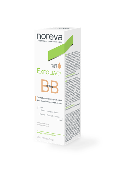 NOREVA Exfoliac BB Light veido kremas, 30 ml