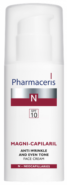 PHARMACERIS N Magni-Capilaril SPF 10 veido kremas, 50 ml