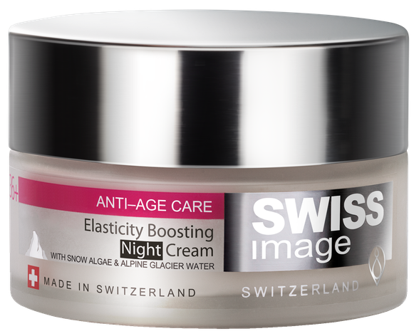 SWISS IMAGE Anti-Age 36+ Elasticity Boosting Night veido kremas, 50 ml