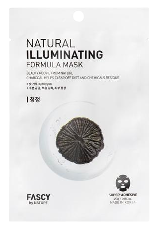 FASCY Natural Illuminating veido kaukė, 23 g