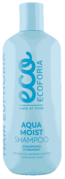 ECOFORIA Hair Euphoria Moist Aqua šampūnas, 400 ml