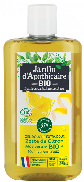 JARDIN  D'APOTHICAIRE Alavijų ir ekologiškos citrinos dušo gelis, 250 ml