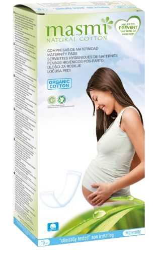 MASMI Organic Maternity higieniniai paketai, 10 vnt.