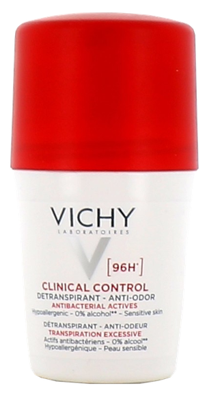 VICHY Deo Clinical Control Roll-on  96h Woman dezodorantas, 50 ml