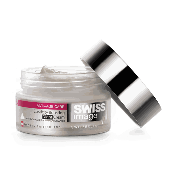 SWISS IMAGE Anti-Age 36+ Elasticity Boosting Night veido kremas, 50 ml