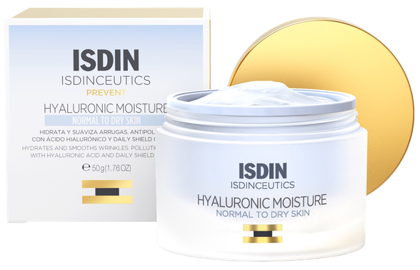 ISDIN Hyaluronic for normal skin veido kremas, 50 ml