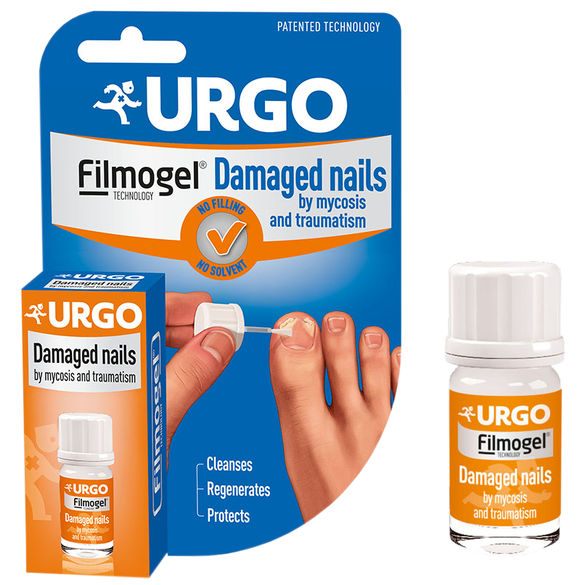 URGO  Filmogel pažeistiems nagams nagų lakas, 3.3 ml